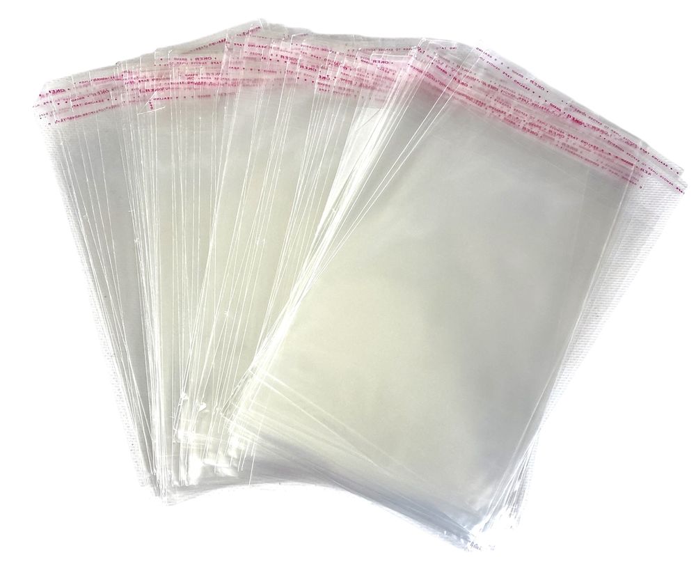 Пакет полипропиленовый 150 х 100мм, 25мкр с клейкой лентой (100 шт) (PB 1510)