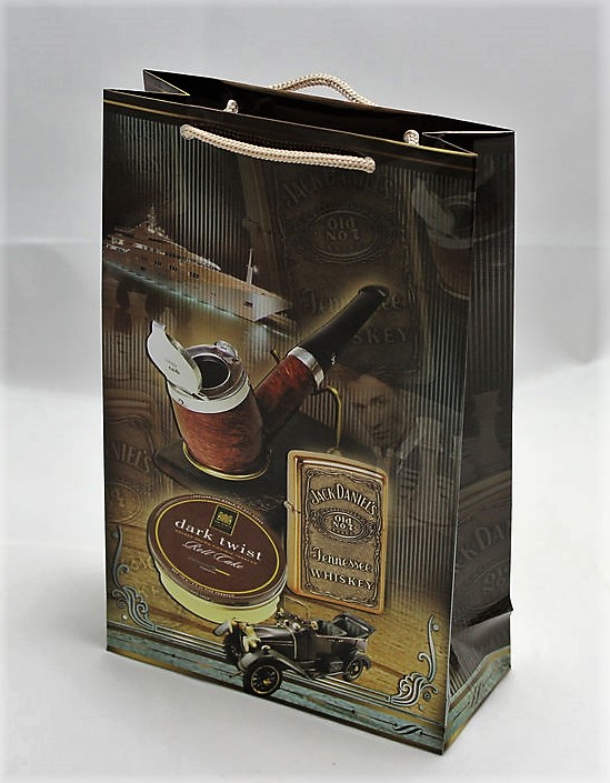 Пакет подарочный мужская серия 130гр, 8 х 12 х 4см (12шт/уп) Unison (PVM 081204 M)