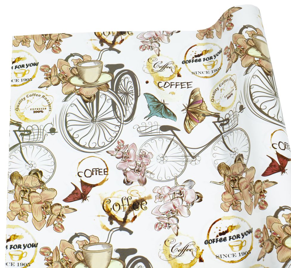 Папір пакувальний крейдований 80г 10 листів - 100 х 70см Різнокольоровий Unison (PVM10-150)