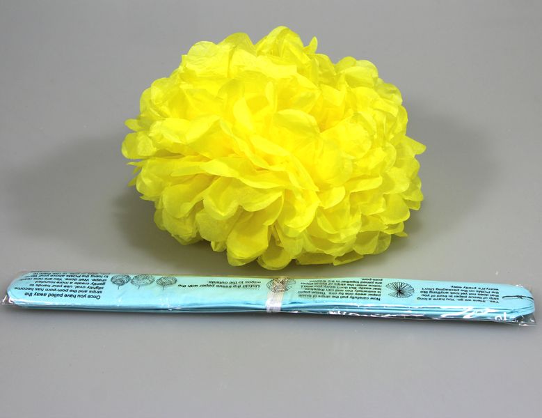 Помпоны декоративные бумажные 25см Разноцветный Unison (0815-22)