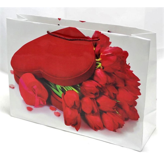 Подарочный пакет  170г 47х52х20 Красный Unison (PVM475220W)