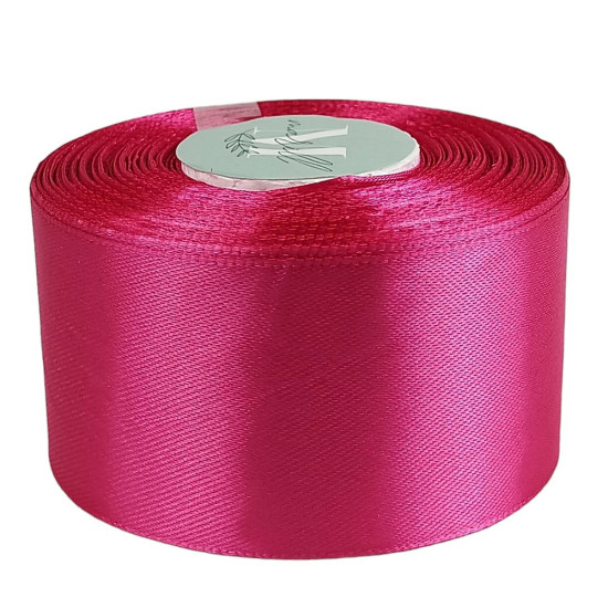 Атласна стрічка 4см (±5мм) x 33м Рожевий Marill (LA4033-195)
