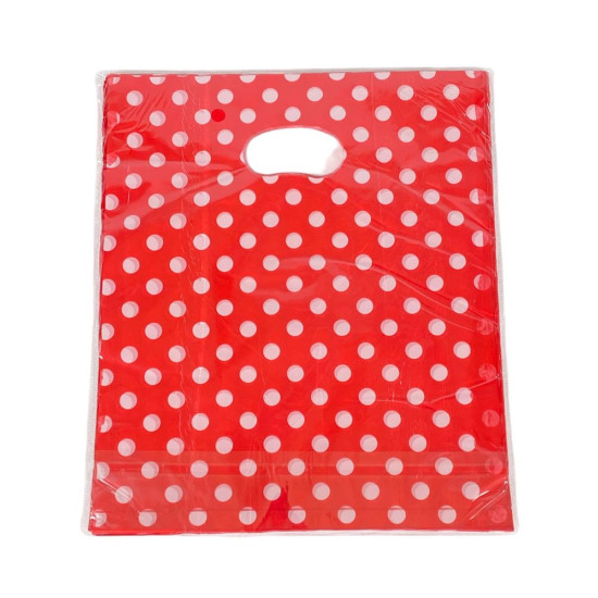 Подарочные пакеты, полиэтиленовые 20 х 25см, 24шт/уп (10700-11)