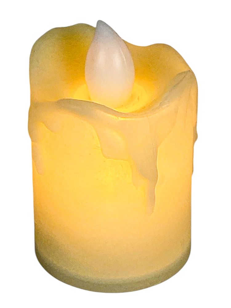 Свічка декоративна світлодіодна LED 6 х 3,8см (LZ-007)