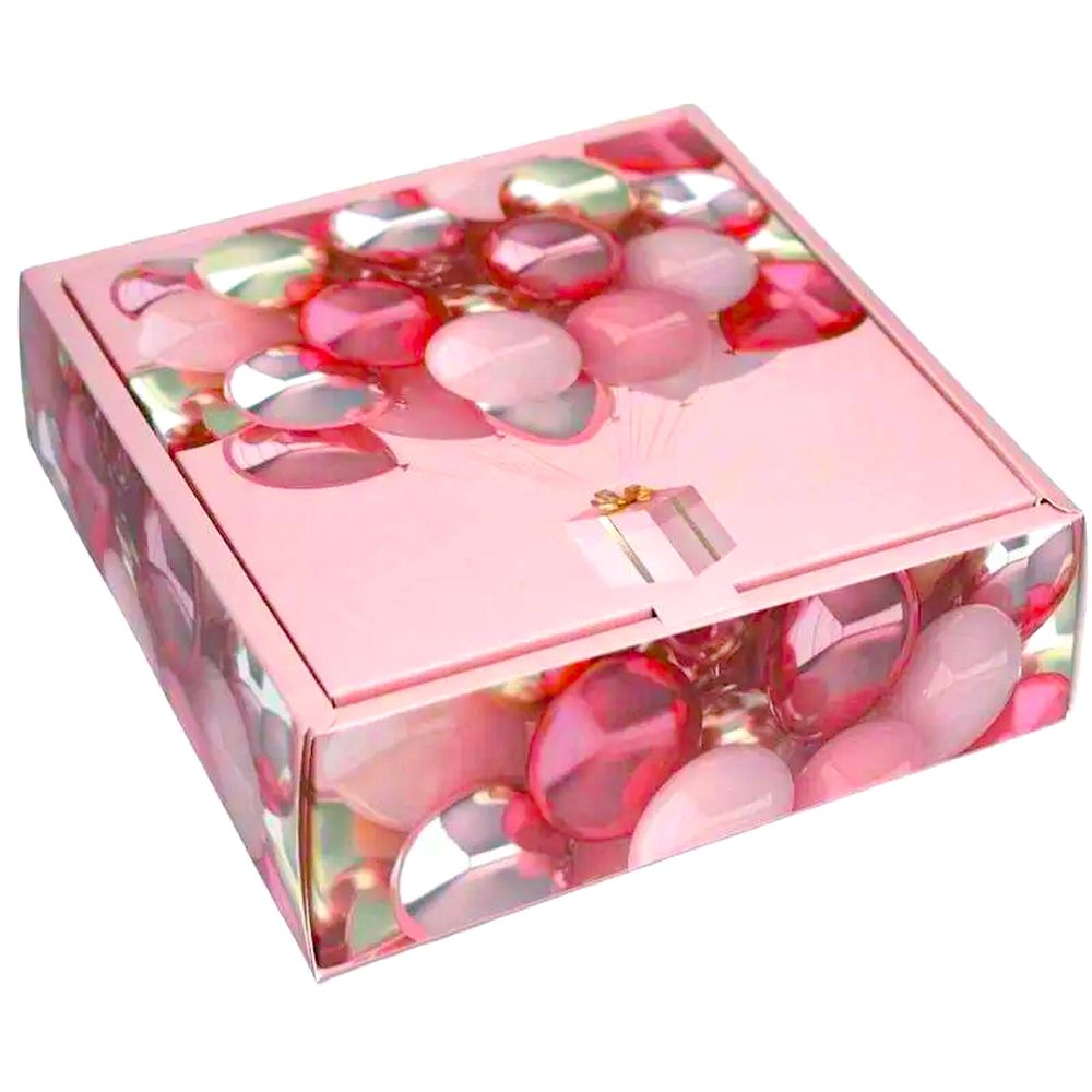 Подарункова коробка розкладна, 22 х 36 х 7,5см, 350гр  Кульки (H808-1L)