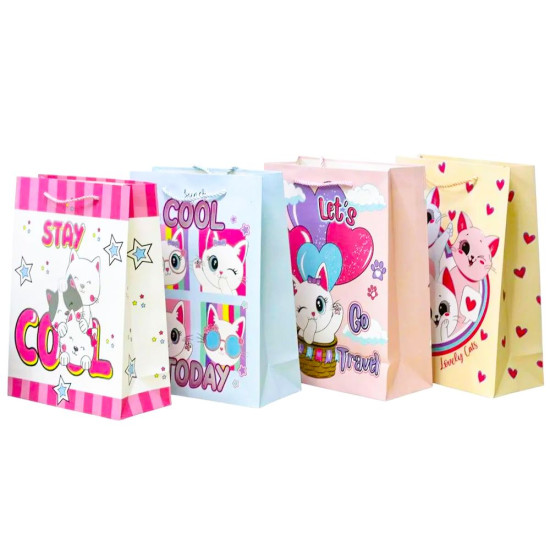 Пакет подарочный 210гр, 18 х 23 х 10см (Q548S)