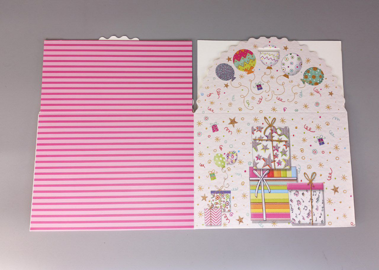 Коробка для торта 350 г  31 x 31 x16см  4 дизайна (12шт/уп) Unison (HB 8050-L)