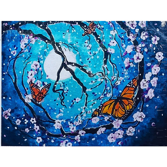 Алмазная мозаика 30 х 40см "Лунный сияние" рулон в PVC (без подрамника) Разноцветный Unison (60141_O GLD)