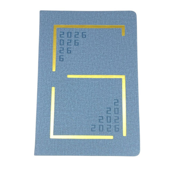 Щоденик датований лінія "Шістка" А5, 168 сторінок (110255DL light gray)