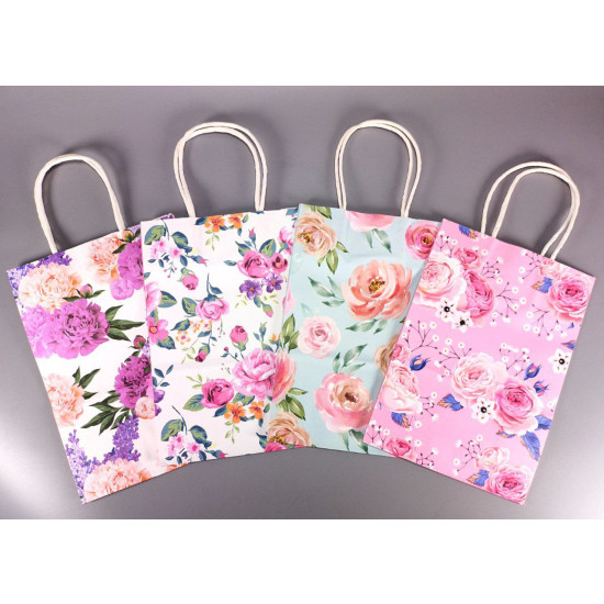 Пакет  подарочный 15 x 8 x 21см(12шт/уп) Разноцветный Unison (JK-1633S)