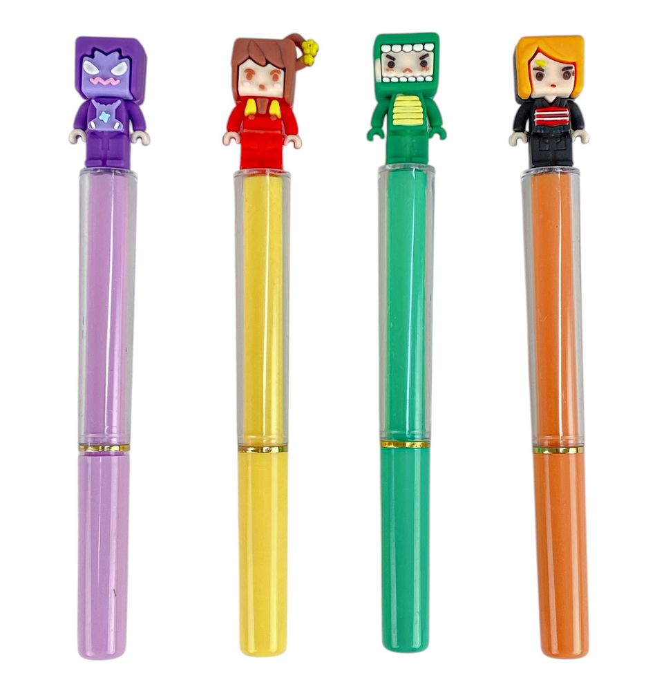 Ручка гелева синя 0,5мм (3023)