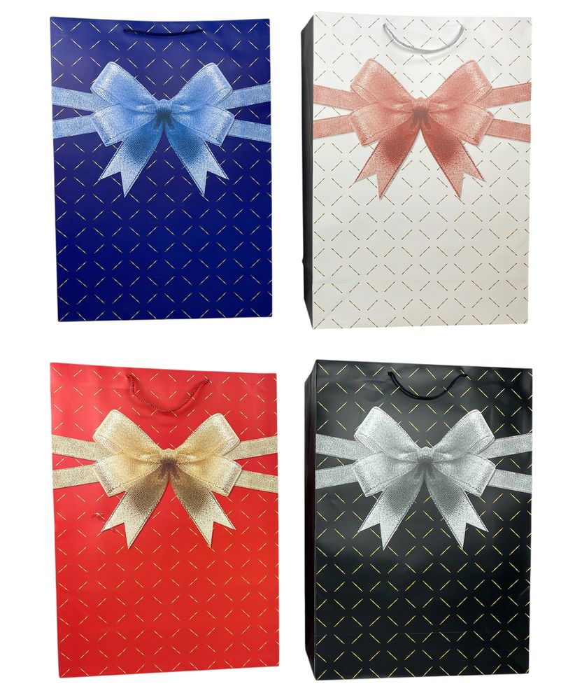 Пакет подарочный 210гр, 55 х 43 х 15см Бантик (1801XL)