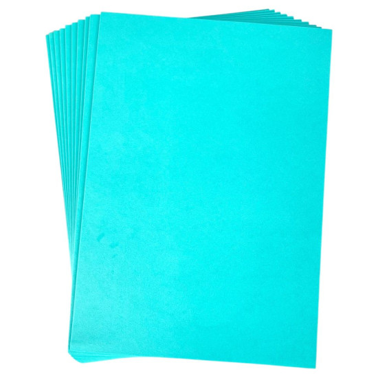 Фоаміран 20 х 30см, 1,5мм, 10 аркушів, бірюзовий (15A4-7043)