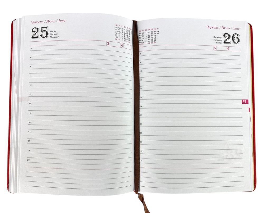 Щоденик датований лінія "Плетіння" А5, 168 сторінок (105544DL black)