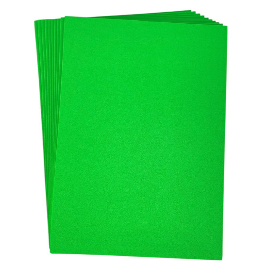 Фоаміран 20 х 30см, 1,5мм, 10 аркушів, Темно салатний Зелений Josef Otten (15A4-7047)