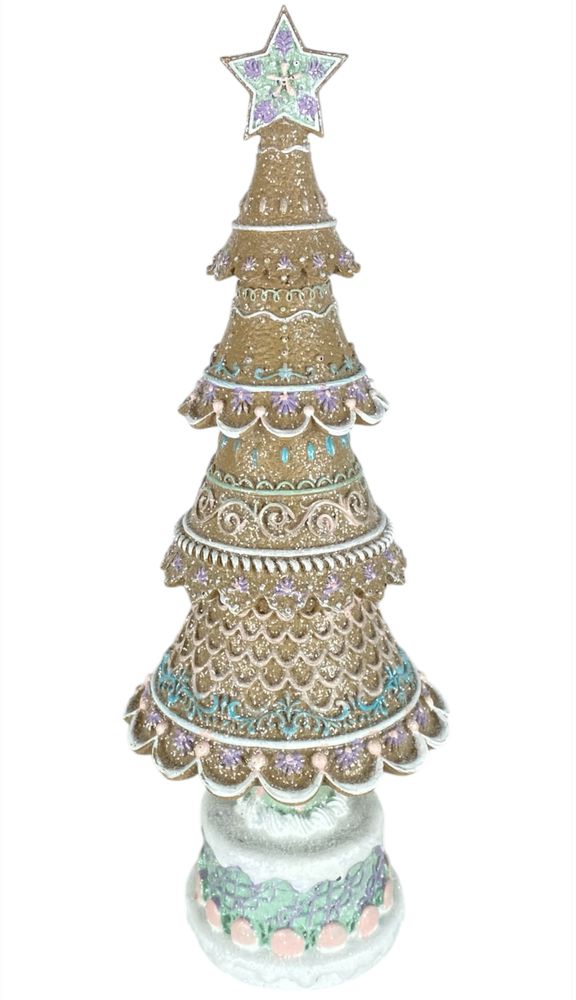 Новорічний cувенір "Ялинка" музична 12 х 12 х 32 см (L00189)