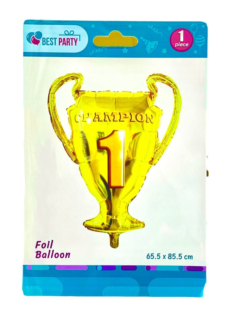 Шарик надувной фольгированный 65,5 х 85,5см Кубок (BP10863(A0466))