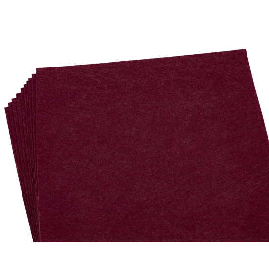Фетр 20 х 30см, 1,2мм, 10 аркушів, бурий Червоний Unison (170HQ-057)