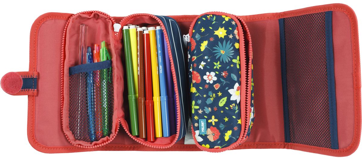 Мультипенал з наповненням  08831FW TM "MILAN" (3 ручки, 13каранд., 12 флом., 1 лінійка, 1ластик, 1 точ) (08831FW)