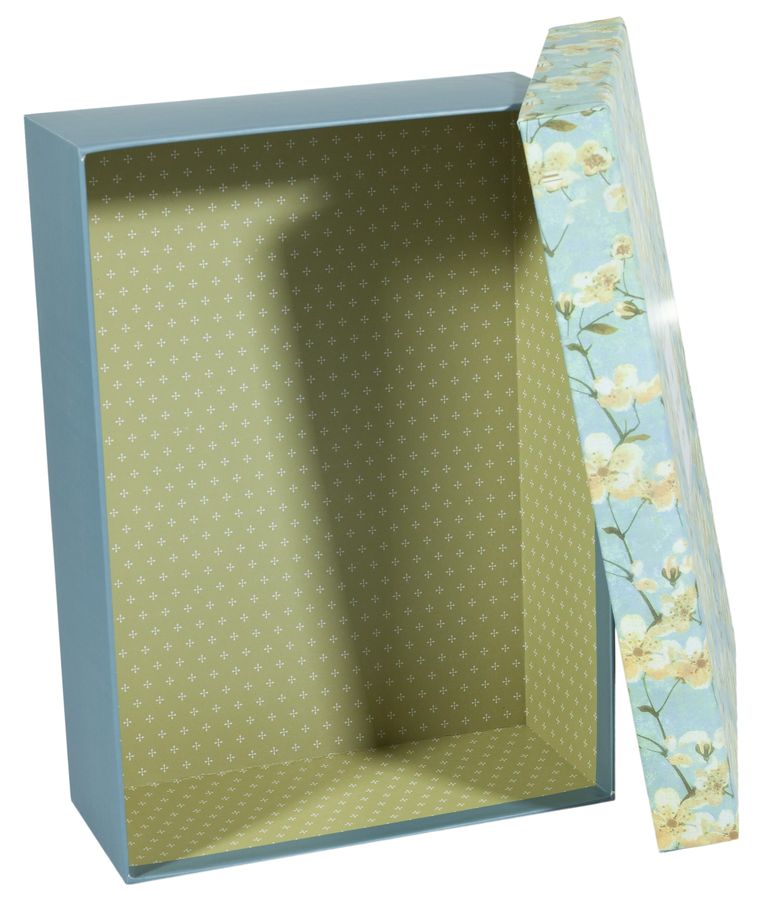 Подарункова коробка KKC-6, прямокутна бирюзово синя, 28х20х9cm/25х18х7.5/22х16х6cm   3шт. в наборі (KKC-6)