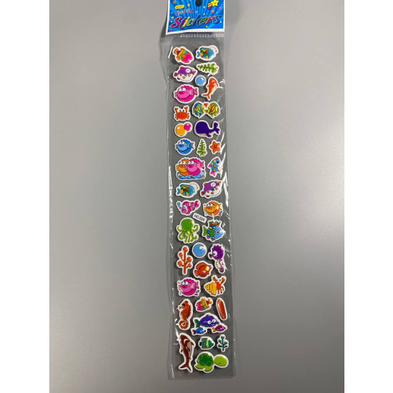 Наліпки 37 х 6см, 25шт/уп Різнокольоровий Unison (HC-24)