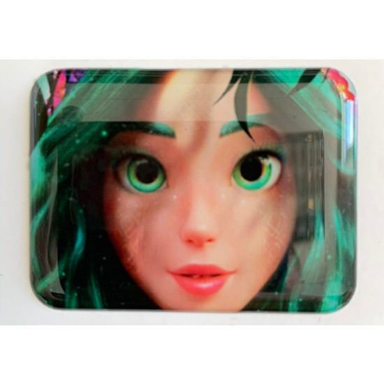 Наліпка об'ємна 3D "Берегиня лісу" 40 х 30мм, 10шт/уп Різнокольоровий Unison (GF-9-3D)