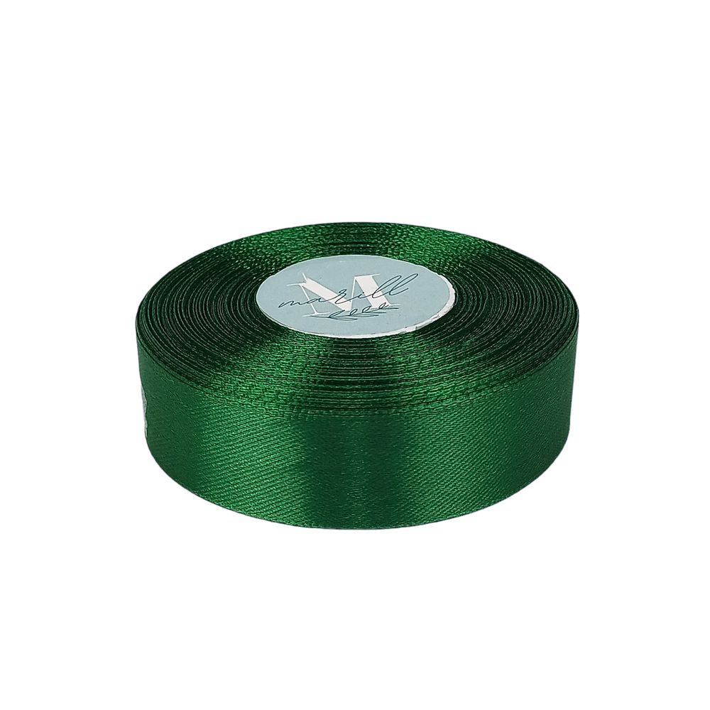 Атласна стрічка 2,5см x 33м Зелений Marill (LA2533-19)