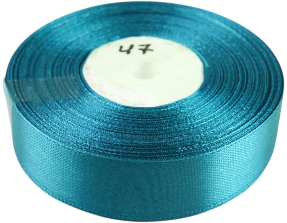 Атласная лента 2,5см x 33м Синий Marill (LA2533-47)