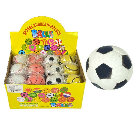 М'яч-стрибунець "Спортивний" 6см, 4 кольори (255 ball)