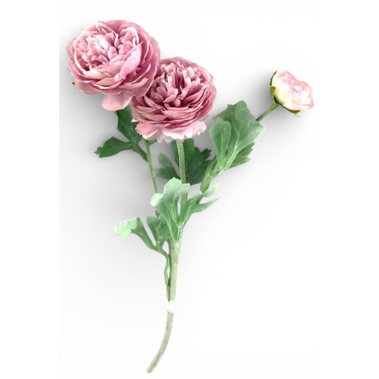 Гілка ранункулюса азіатського, 50 см, пудрова (с30555-5)