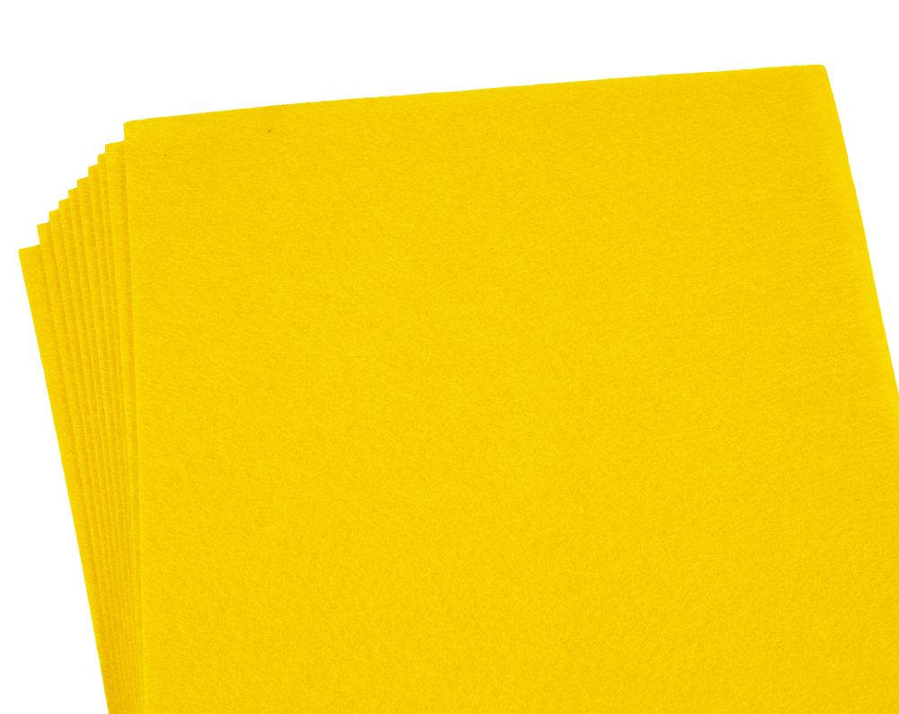 Фетр 20 х 30см, 1,2мм, 10 аркушів, помаранчевий Помаранчевий Unison (170HQ-060)