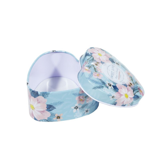 Подарункова коробка MT-006-2, металева, серце, 7.5x7.5x4cm (MT-006-2)