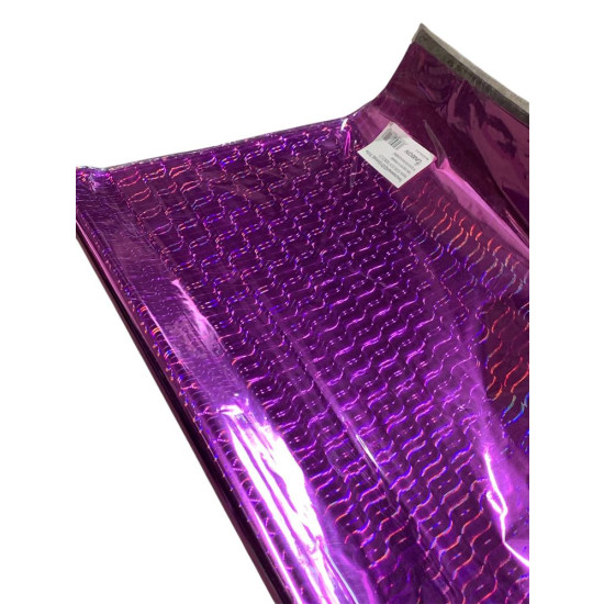 Полісилк 2С голограмний малиновий 20 аркушів  100 х 70см Фіолетовий Unison (Пт 404.5)