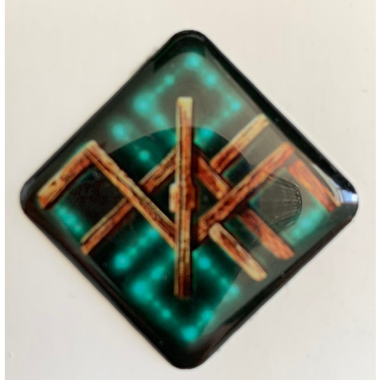 Наліпка об'ємна 3D "Берегиня лісу" 35 х 35мм, 10шт/уп Різнокольоровий Unison (GF-8-3D)