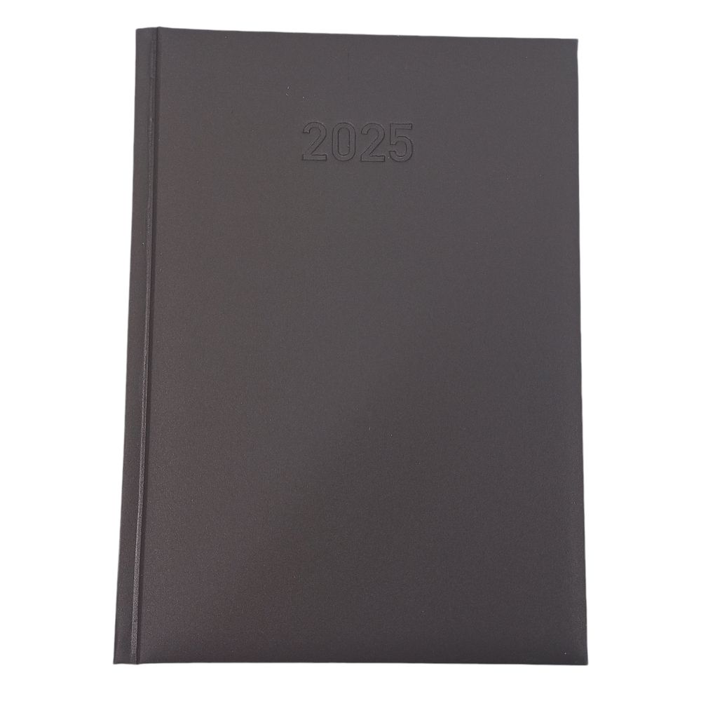 Щоденник датований "2025" у твердій палітурці А5, 168 аркушів (24В-004 gray-sk)