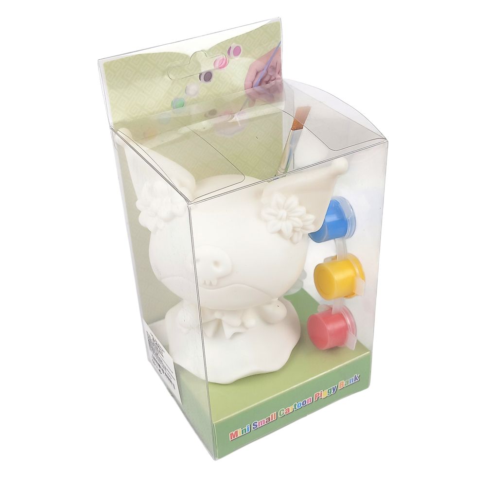 Набір  творчості "Розмалюй скарбничку "Зайчик Kuromi" 10см, фарба 6 кольорів,пензлик,  2 види (2620-11)