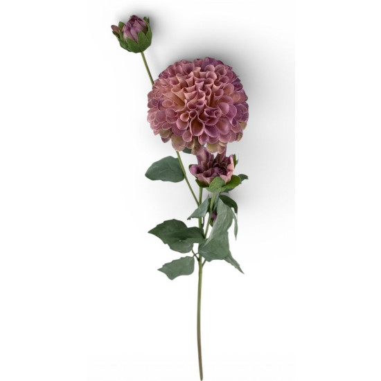 Ветка георгины, 68 см, лавандовая (с30512-4)