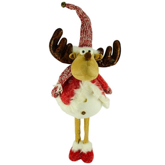 Новорічна м'яка іграшка "Новорічний Олень" 78 см (L01146)