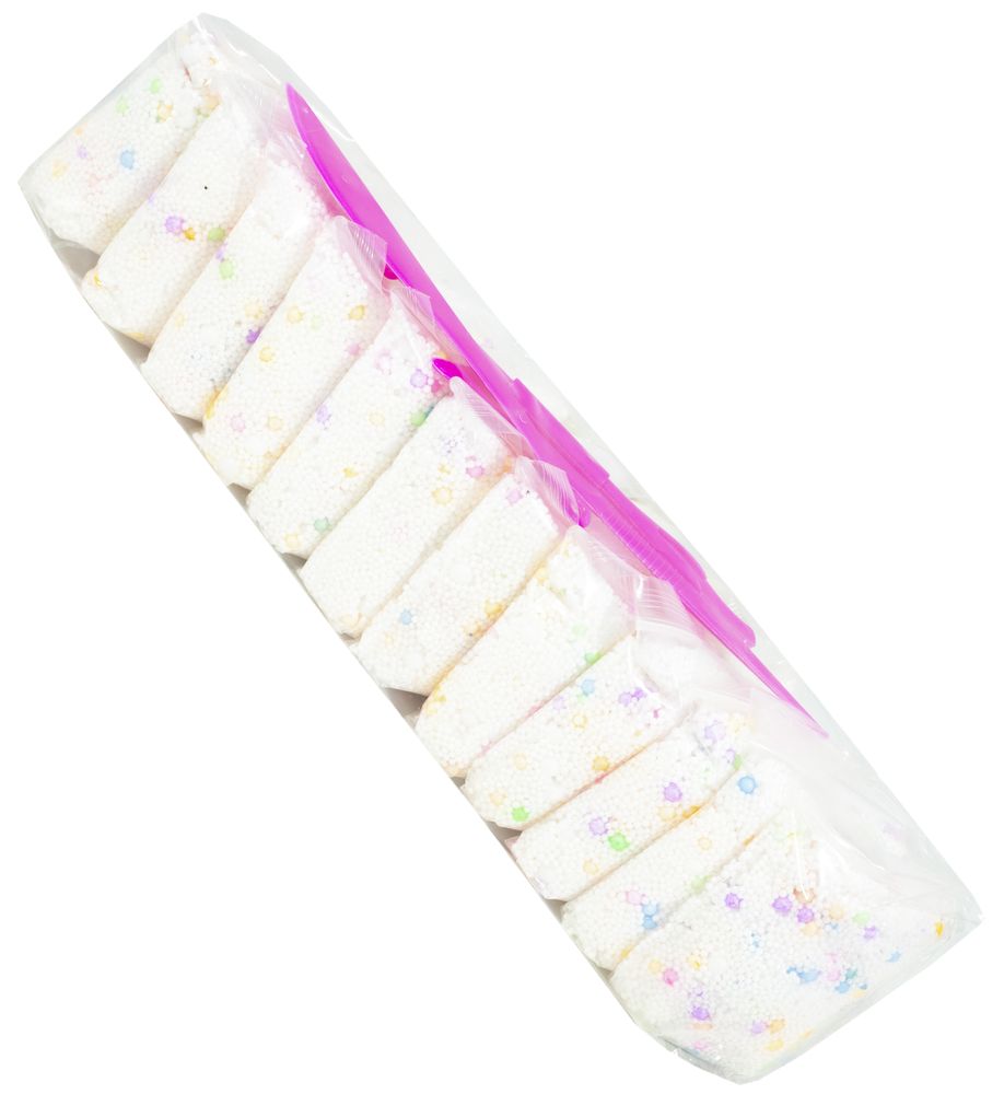 Пластилин шариковый 12шт.*13g+стеки, Белый Unison (34SH890-12)