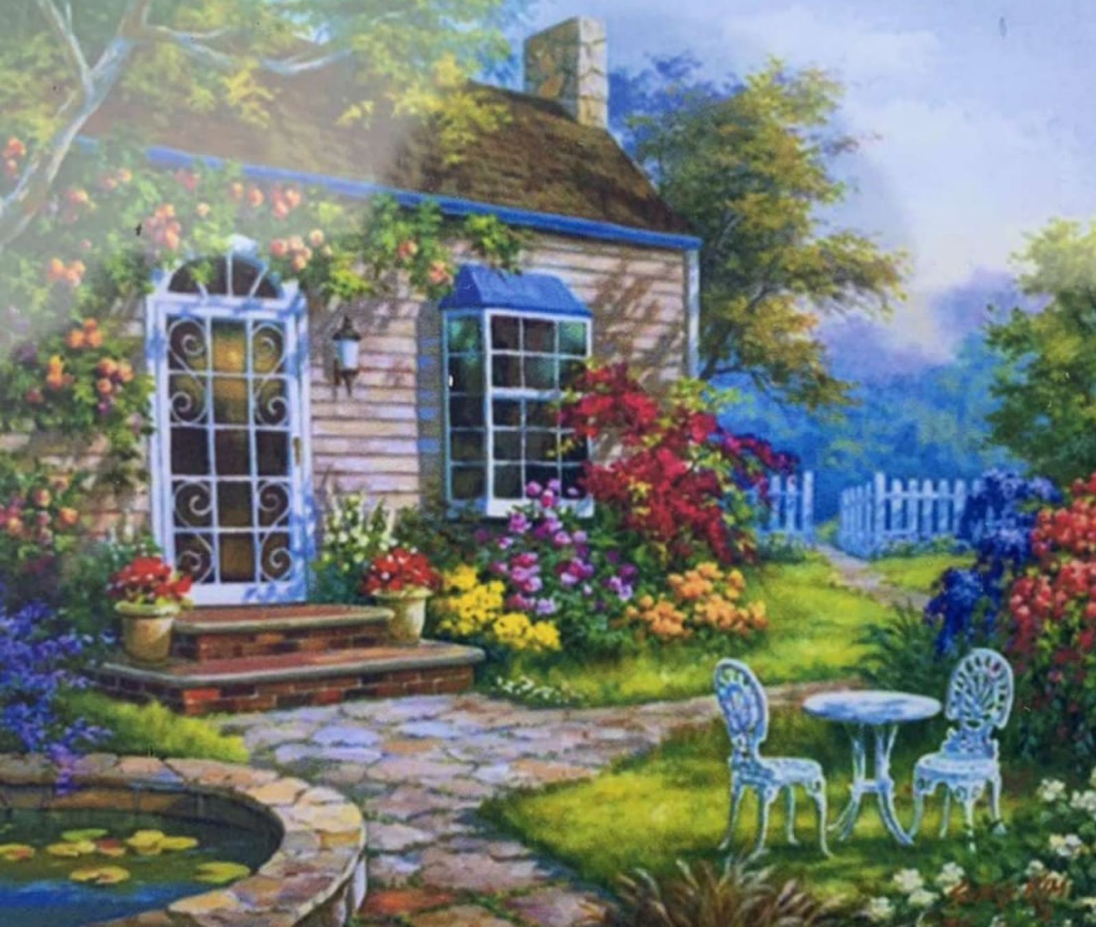 Картина за номерами 30*40см "Заміський будинок" OPP (полотно на рамі фарб. пензля.) (1271EKTL_O)