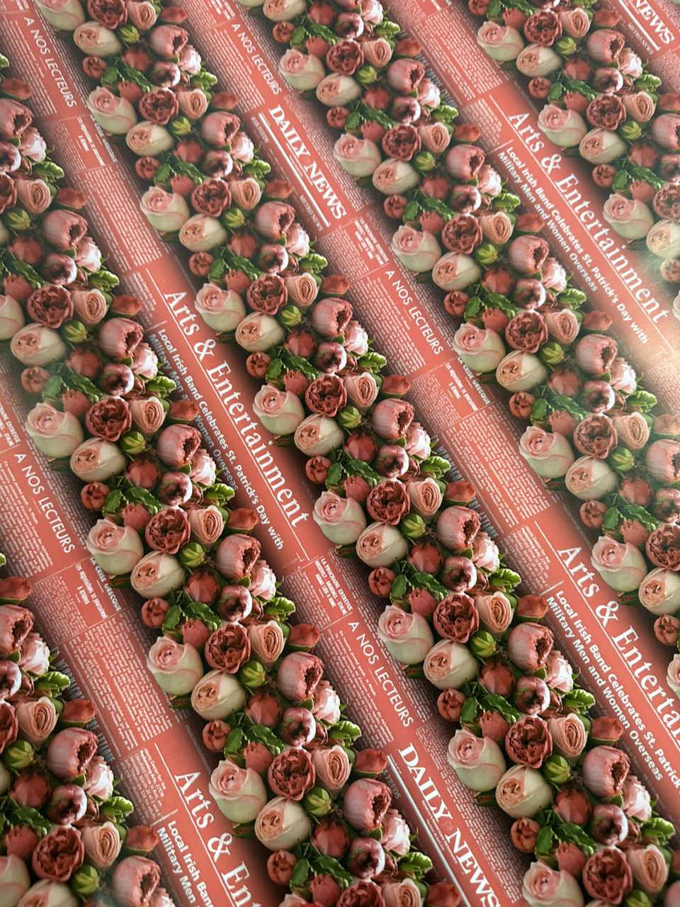 Папір пакувальний крейдований 80г 10 аркушів 100 х 70см Різнокольоровий Unison (PVM10-241)