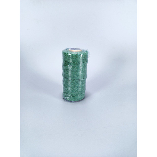 Мотузка декоративна 2мм х 100м 80г зелена Зелений Unison (D02901 -green)