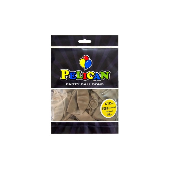 Кульки Pelican латексні 12"(30cm) вінтажний теракотовий, Pelican 50шт Коричневий Pelican (812083)
