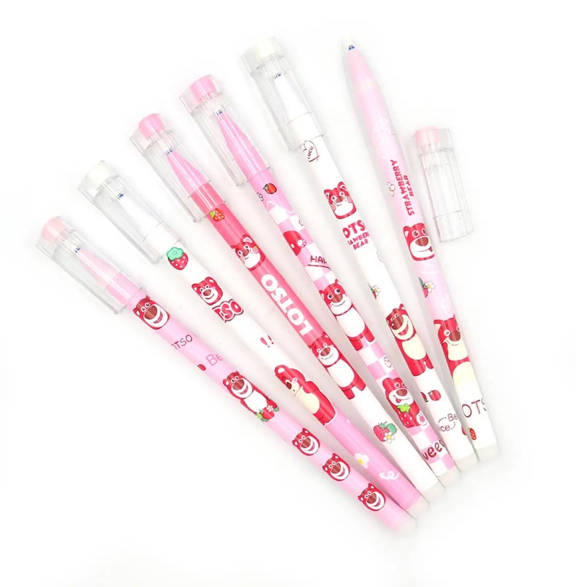 Ручка що стирається синя  0,5мм,   "Strawberry Bear", mix (2012)