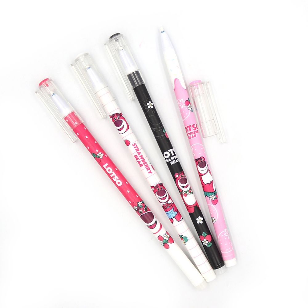 Ручка що стирається синя  0,5мм,   "Strawberry Bear", mix (0177)