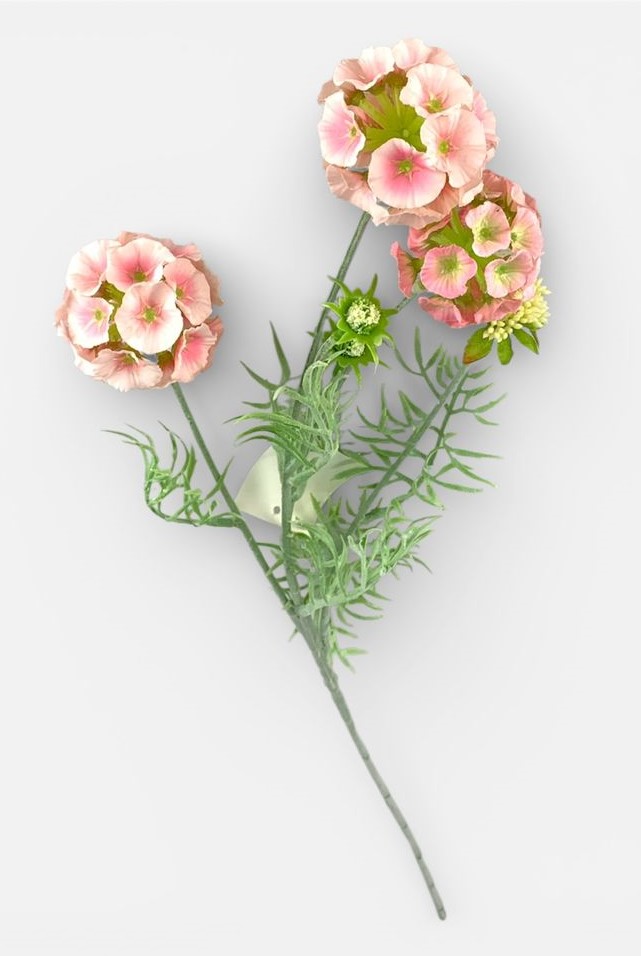 Гілка - Скабіоза зірчаста, 65см рожева (с30509-3)