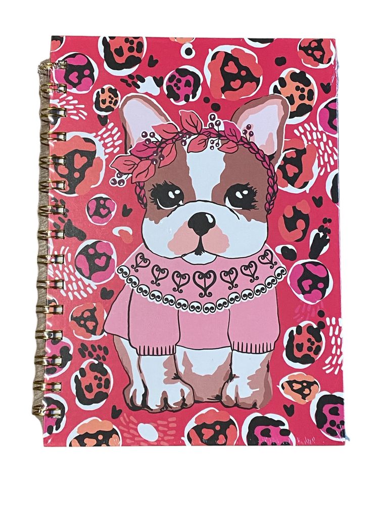 Зошит А5 на спіралі,  80 аркушів 80г/м2 клітинка,  "Собачка" (1813-11)