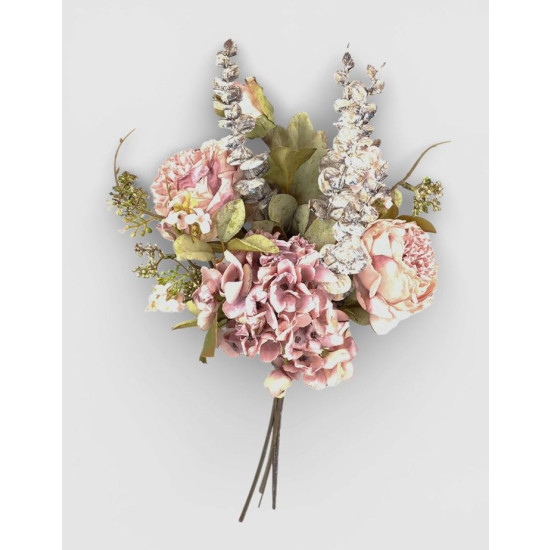 Декоративний квітковий букет 60см, рожева ніжність (с30508-1)