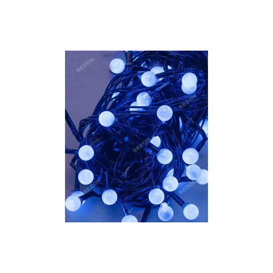 ЖЕМЧУГ 50 LED, 5м + переходник, синий Синий Unison (1271-02)