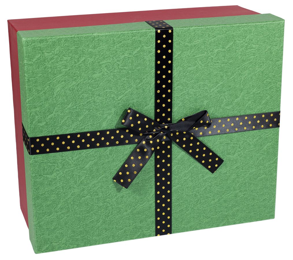 Подарункова коробка 1200-2, прямокутна зелена, 36х30х16/34х28х15/32х26х14/30х24х12/28х22х11/26х20х10/24х18х9/22х18х8/20х14х7/18х12х6/16х10х5/14х8х4cm - 12шт. в наборі (1200-2)